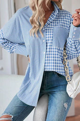 Plaid Button Up Long Sleeve Shirt OutfitFlow
